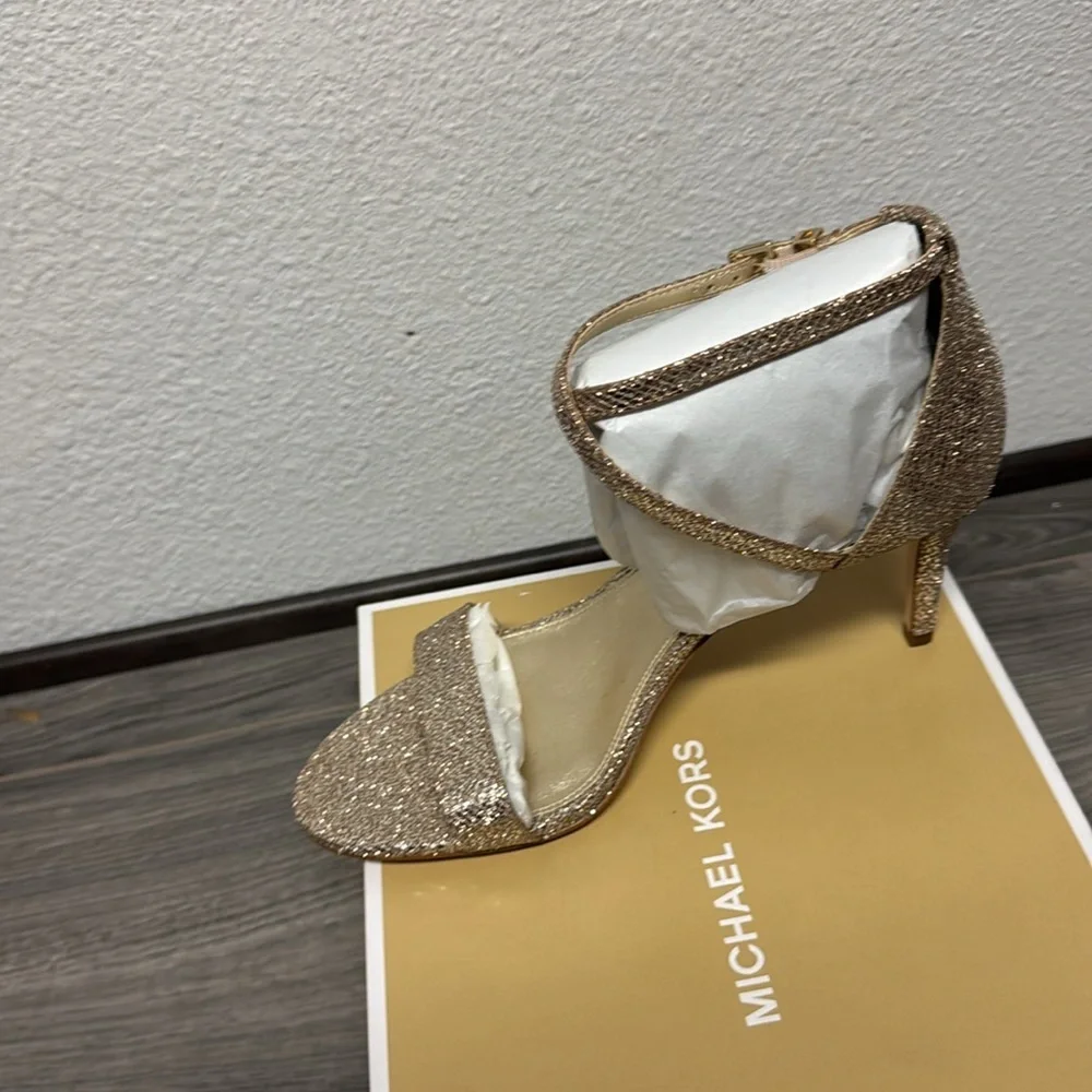 Michael Kors Ava Mid Sandal Glitter Mesh_6